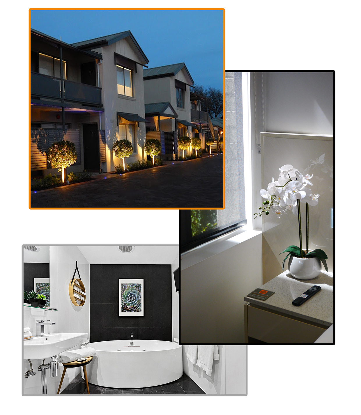 Home - North Adelaide Boutique Stays Accommodation nabsa collage - North Adelaide Boutique Stays Accommodation